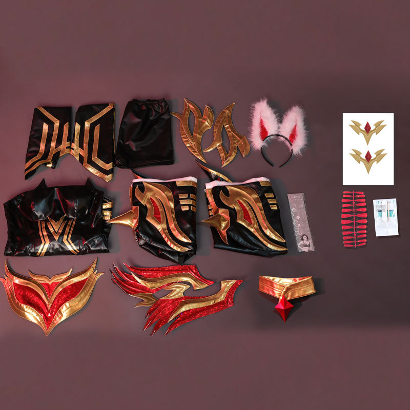 Ready To Ship omgcos League of Legends Immortalized Legend Ahri Cosplay Costume