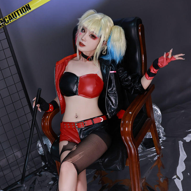 omgcos Otherworld Suicide Squad Harley Quinn Cosplay Costume
