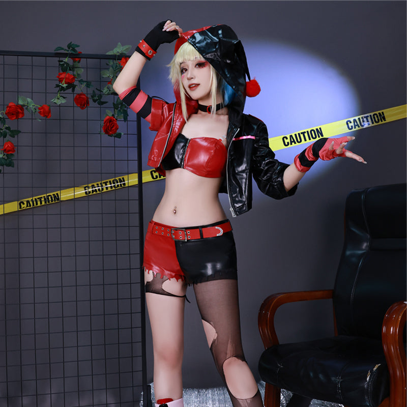 omgcos Otherworld Suicide Squad Harley Quinn Cosplay Costume