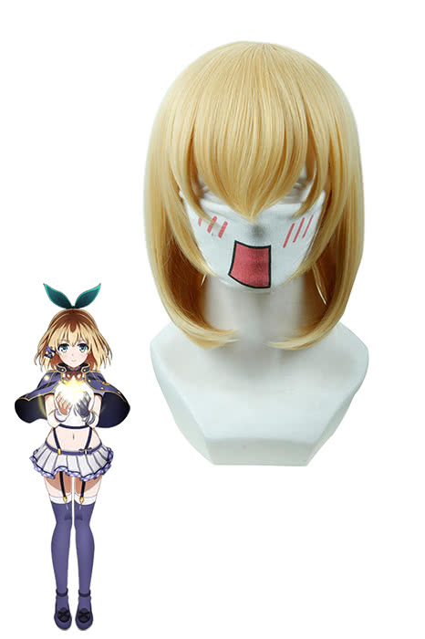 Akashic Records Of Bastard Magic Instructor Rumia Tingel Short Golden Straight Anime Cosplay Wigs