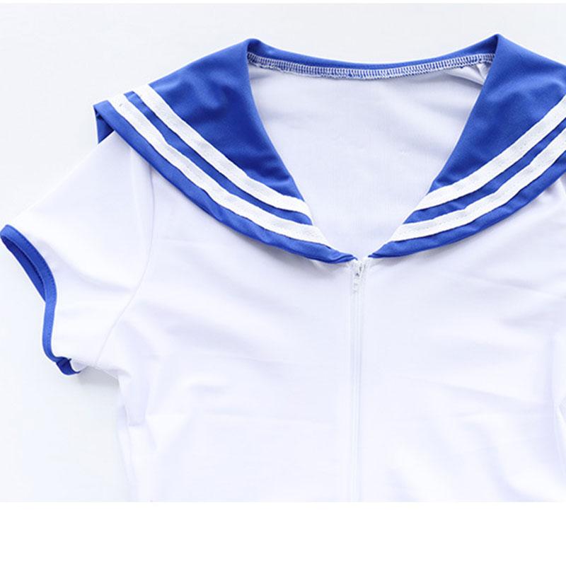Sailor Style Jumpsuit Girls Underwear Sexy Cosplay Costume