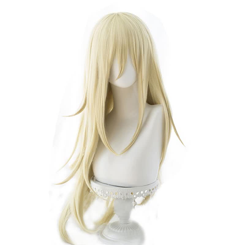 Satsuriku no Tenshi Gardner Rachel Long Blonde Cosplay Wigs