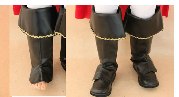2015 New Style Children's Christmas Costume with Crown Cape