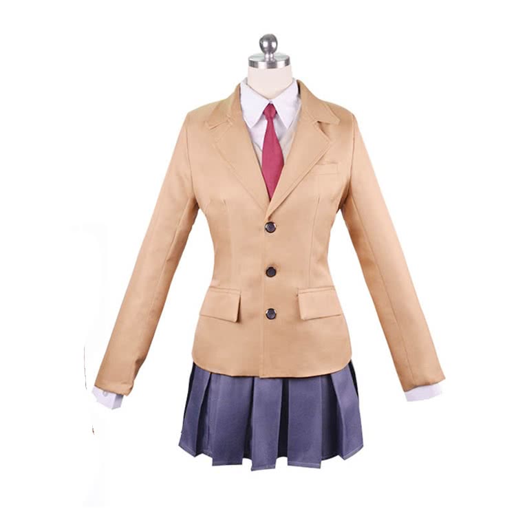 Seishun Buta Yarou wa Bunny Girl Senpai no Yume wo Minai Sakurajima Mai School Uniform Cosplay Costume