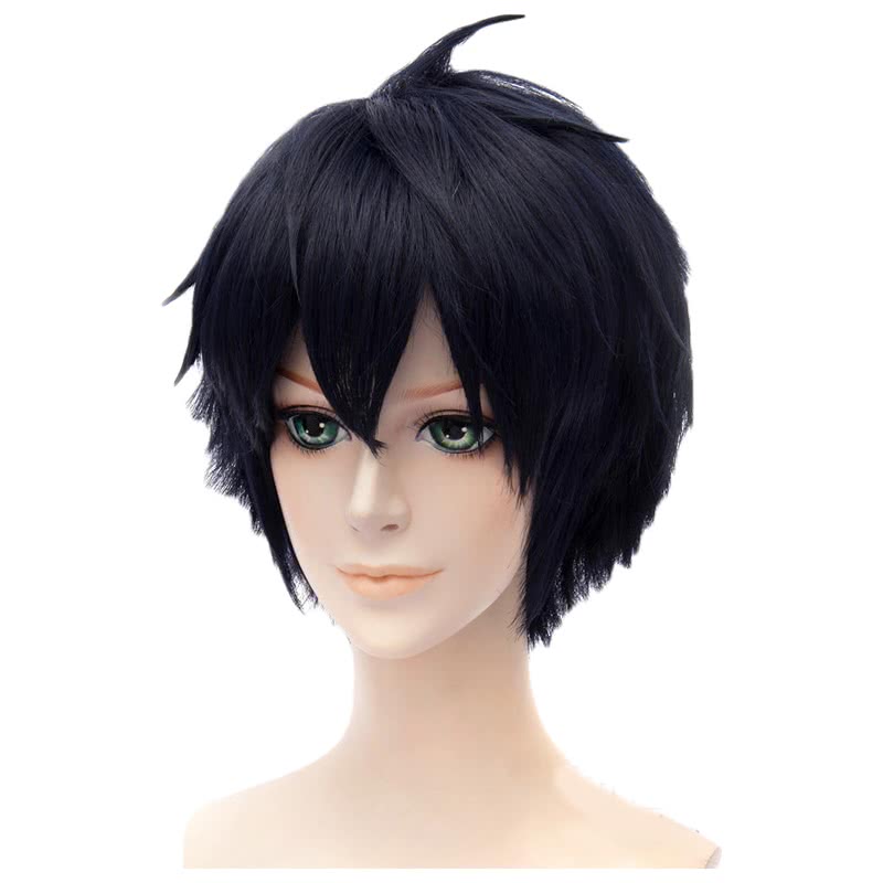 Seraph Of The End Yuichiro Hyakuya Dark Blue Short Cosplay Wig