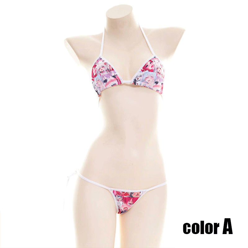 Sexy Japanese Girl Bikini 3 Colors Cosplay Costume