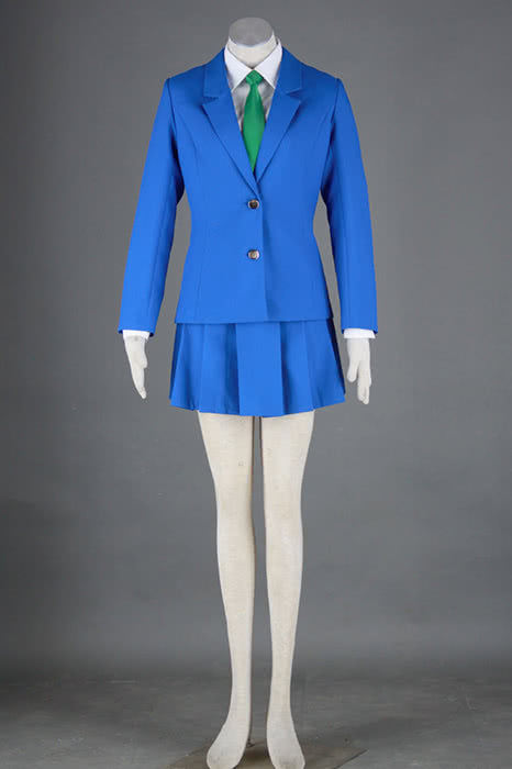 Case Closed Detective Conan Rachel Moore Ran Mori Girl's School Uniform Cosplay Costume