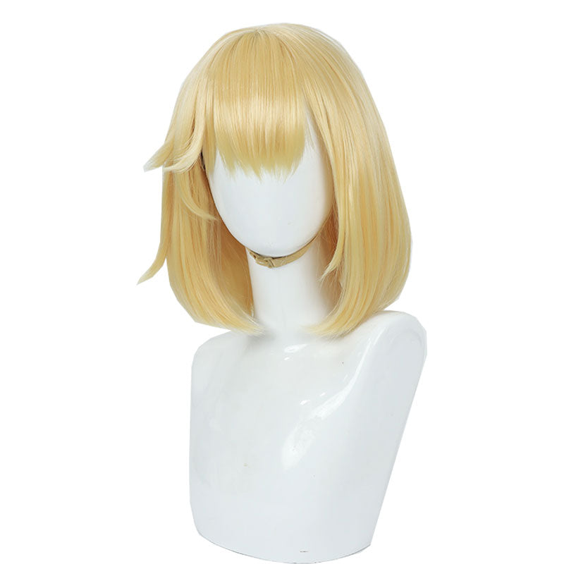 Solo Leveling Cha Hae-in Blonde BoBo Cosplay Wig