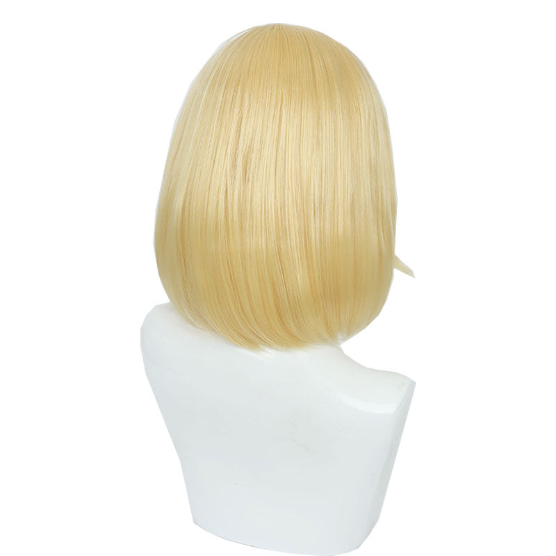 Solo Leveling Cha Hae-in Blonde BoBo Cosplay Wig