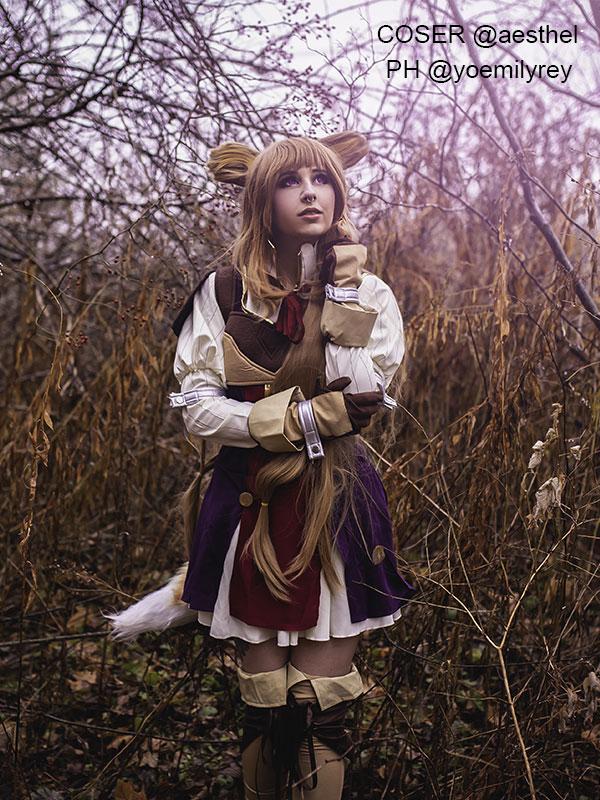 The Rising of the Shield Hero Raphtalia Brown Long Cosplay Wigs