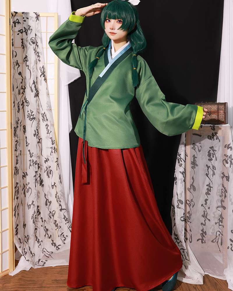 ¡¾Size: XS-3XL¡¿The Apothecary Diaries MaoMao Cosplay Costume