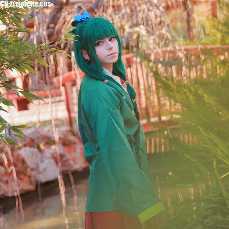 The Apothecary Diaries MaoMao Cosplay Wigs Green Cosplay Wigs
