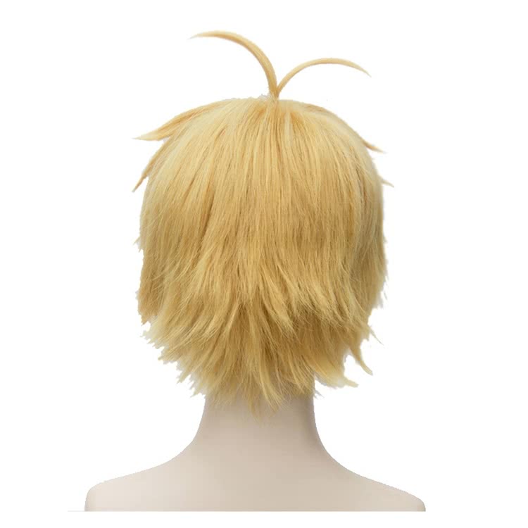 35cmThe Seven Deadly Sins Meliodas Blond Short Synthetic Cosplay Wigs