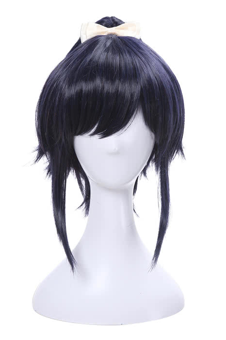 30cm Touken Ranbu Yamatonokami Yasusada Cosplay Wigs Dark Blue Man Wigs