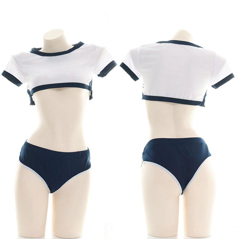 Translucent Sexy Student Uniform Cosplay Costume