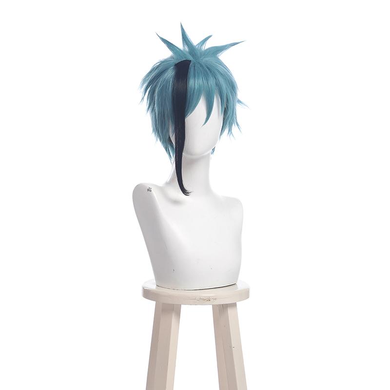 Twisted Wonderland Floyd Leech Jade Leech Blue Cosplay Wigs