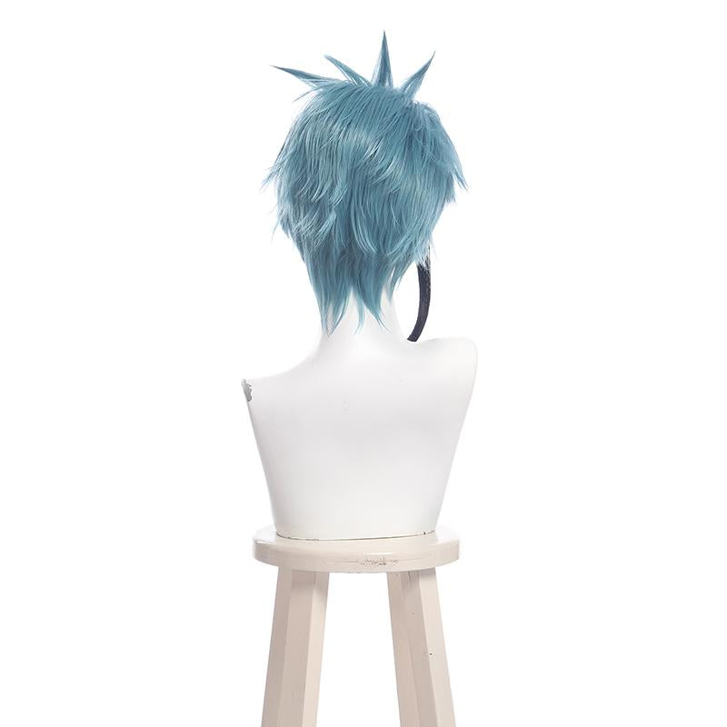 Twisted Wonderland Floyd Leech Jade Leech Blue Cosplay Wigs