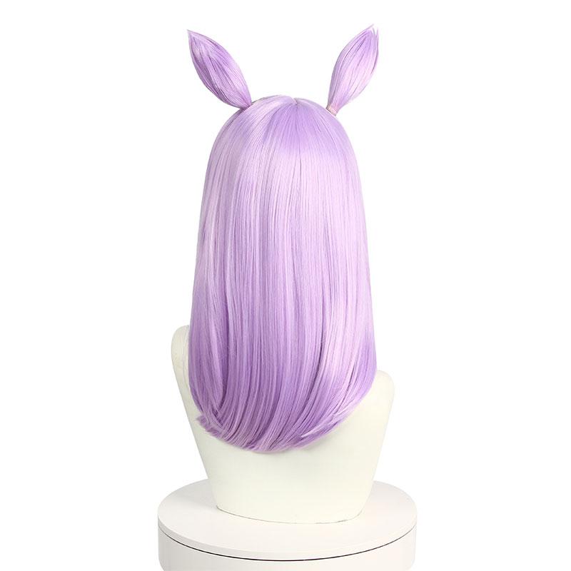 Uma Musume: Pretty Derby Mejiro McQueen Purple Cosplay Wigs With Ears