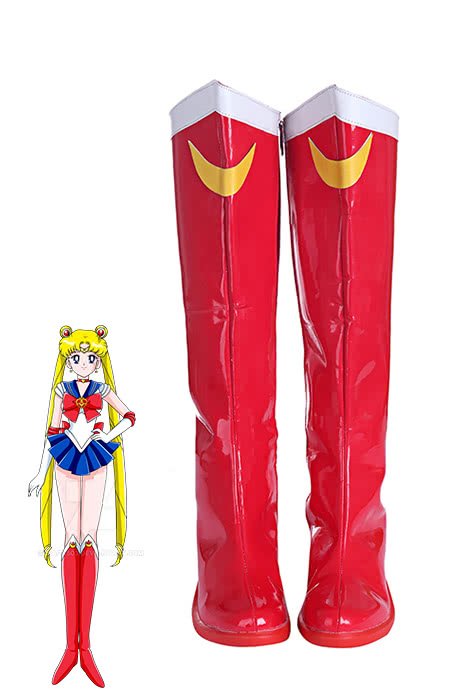 Sailor Moon Serena Usagi Tsukino Cosplay Shoes For Costume Any Size