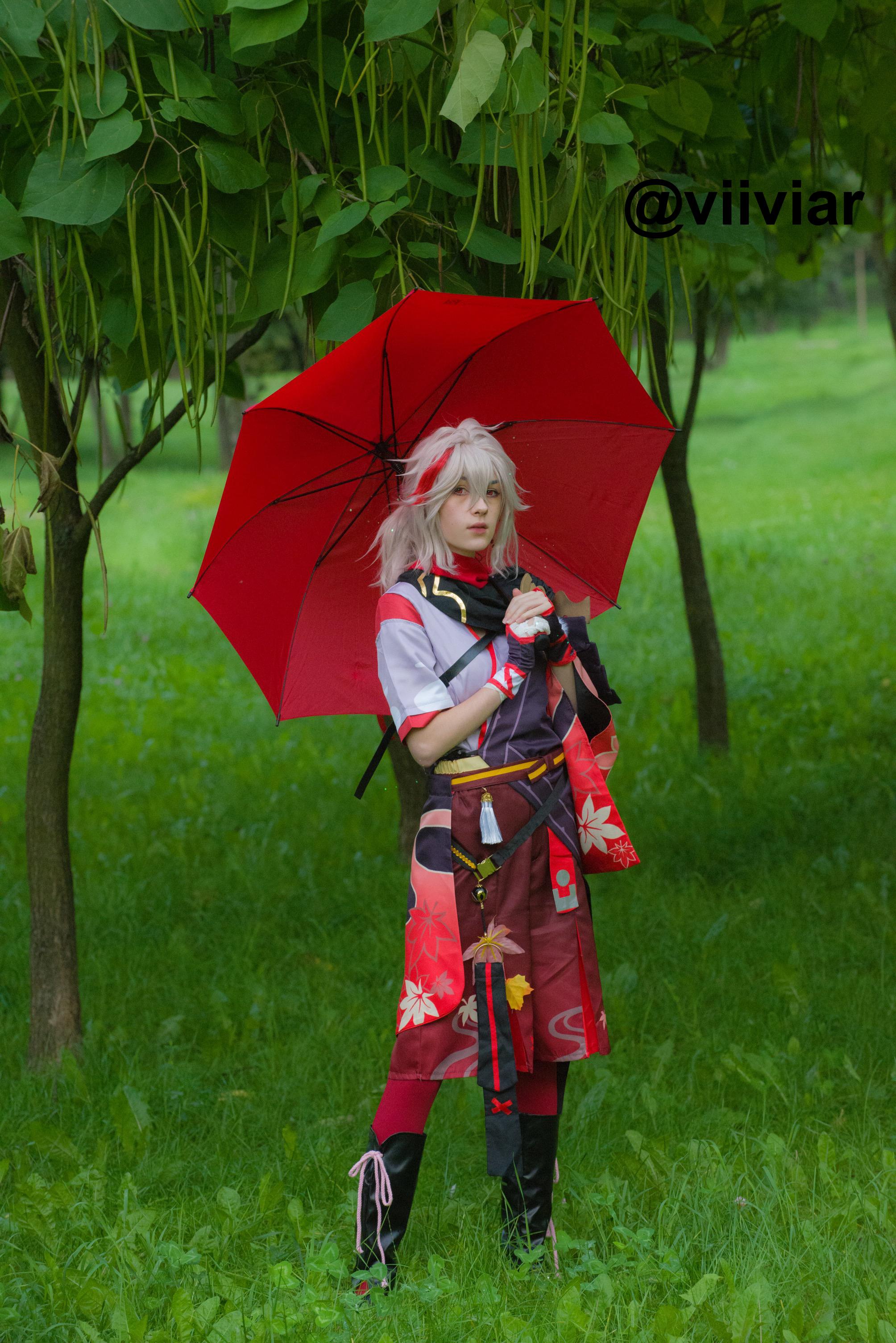 Game Genshin Impact Kazuha Cosplay Costume