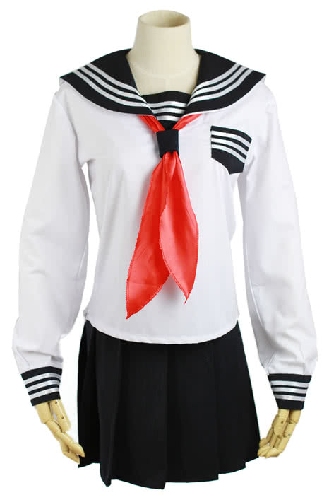 Classic Sexy Skirt Sailor Costume of Students with Long Sleeves