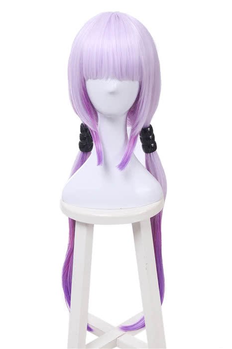 Miss Kobayashi's Dragon Maid Kanna Kobayashi Synthetic Long Purple Anime Cosplay Wigs
