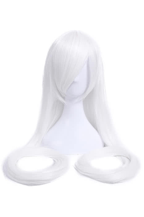 150cm Supper Long Straight White Silver Cosplay Party Wigs