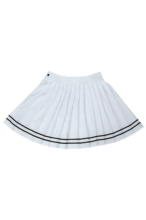 Japan High School Girl Solid Sweet Pleated Skirt Dress