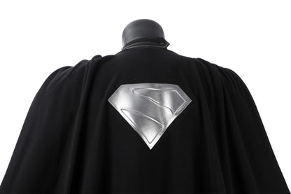 Superman Legacy Clark Kent Black Suit Top Cosplay Costumes