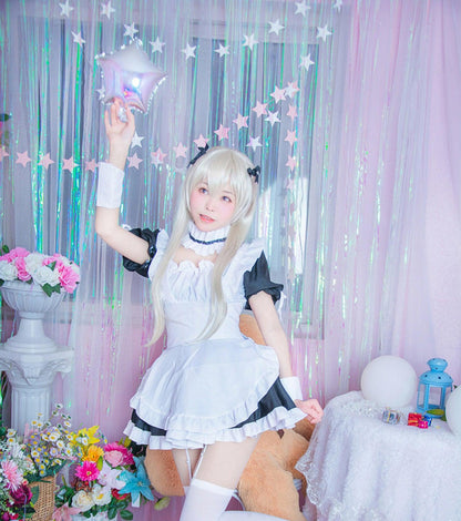 Yosuga No Sora Kasugano Sora Maid Outfit Fancy Cosplay Costume