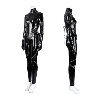 Batman Returns Cat Women Selina Kyle Jumpsuit Cosplay Costumes
