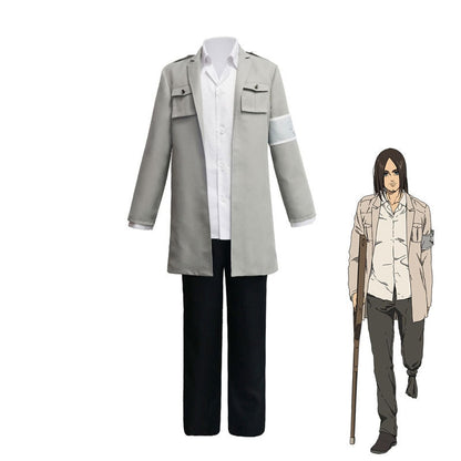 Attack on Titan 4 Season Eren Yaeger Uniform Set Cosplay Costumes