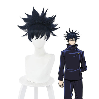 Jujutsu Kaisen  Megumi Fushiguro Dark Blue Cosplay Wig