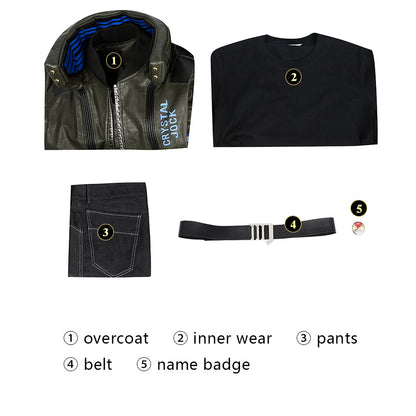 Cyberpunk 2077 V PU Leather Top Level Full Set Cosplay Costumes