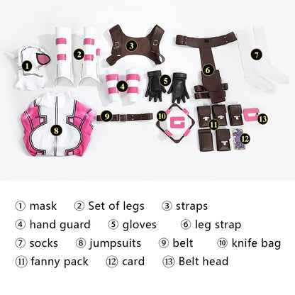 Fortnite Gwenpool Deadpool & Wolverine Female Suit Cosplay Costumes