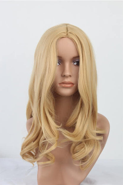 45cm Golden Curly Guilty Crown Kuhouin Arisa Cosplay Wig
