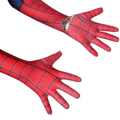 Spider-Man PS5 Classic Suit Damaged Children Jumpsuit Cosplay Costumes