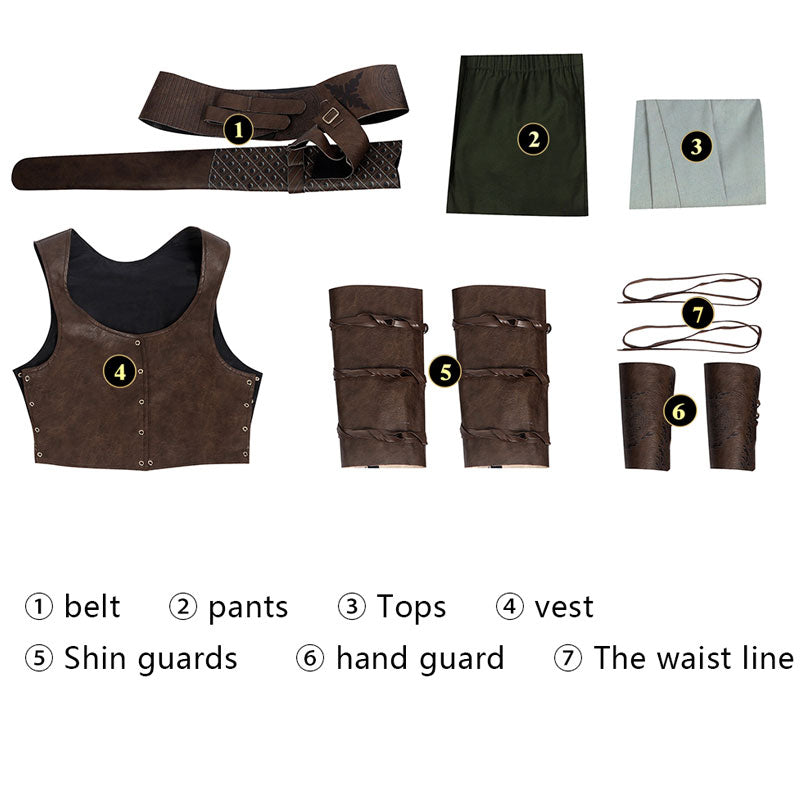 The Witcher season 3 Ciri Cosplay Costume