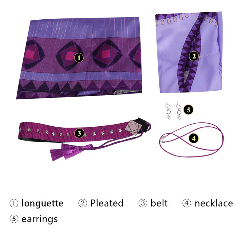Wish Asha Cosplay Costumes