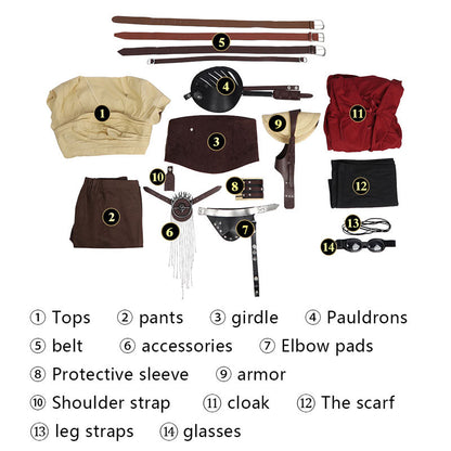Furiosa: A Mad Max Saga Imperator Furiosa Cosplay Costumes With Cloak