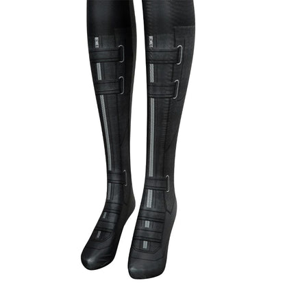 Black Widow Natasha Romanoff Black Suit Jumpsuit Cosplay Costumes