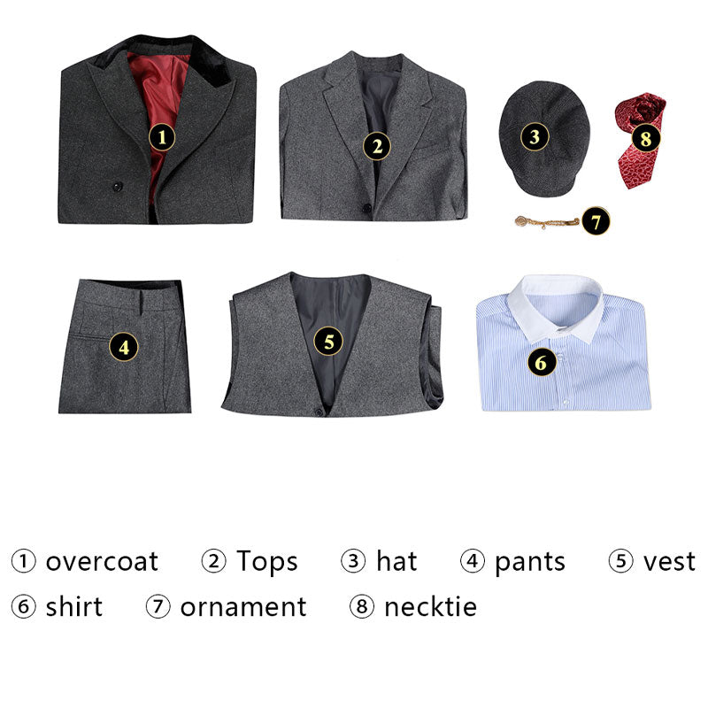 Peaky Blinders Season 6 Tommy Shelby Cosplay Costumes