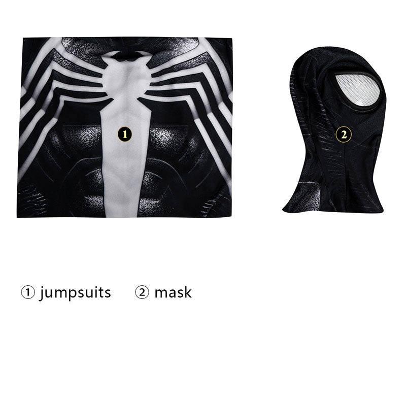 Spiderman 2 Venom Jumpsuit Cosplay Costumes