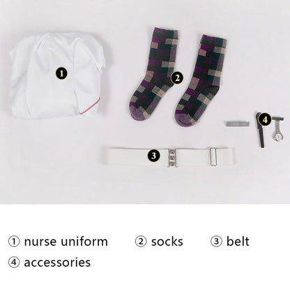 Arkham Asylum Joker Nurse Cosplay Costumes