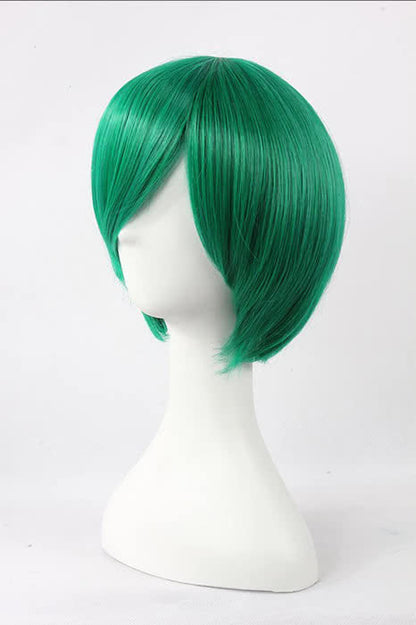 30cm Green Straight Hitman Reborn Fran Cosplay Wig