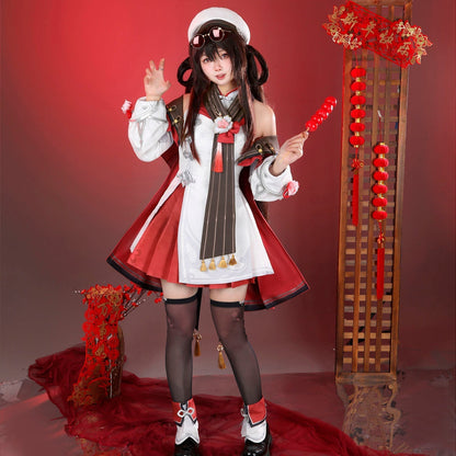 Game Genshin Impact Hu Tao Lantern Rite Suit Cosplay Costumes