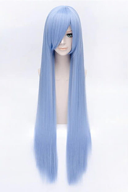 100cm Blue Straight Hitman Reborn Bluebell Cosplay Wig