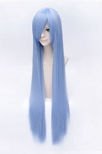 100cm Blue Straight Hitman Reborn Bluebell Cosplay Wig