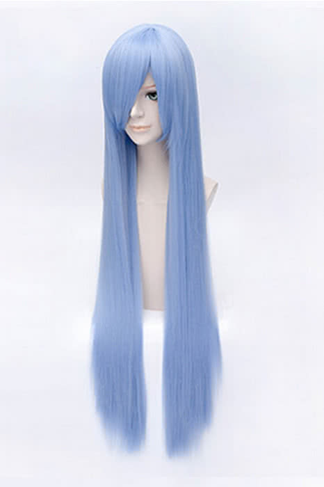 100cm Blue Straight Hitman Reborn Bluebell Cosplay Wig