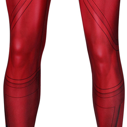 Spider-Man PS5 Crimson Cowl Suit Jumpsuit Cosplay Costume